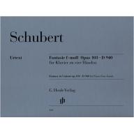 Schubert Fantasy in F minor Op.103 D 940 for 1 Piano, 4 hands