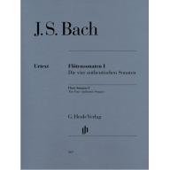 Bach Flute Sonatas, Volume I (The four authentic S...
