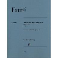 Fauré Nocturne no. 6 D flat major op. 63