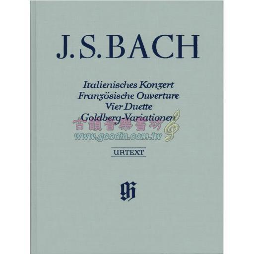 Bach Italian Concerto, French Ouverture, Four Duets, Goldberg Variations (精裝)