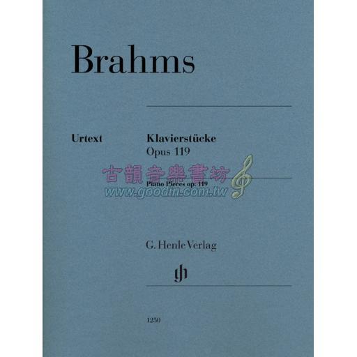 Brahms Piano Pieces op. 119