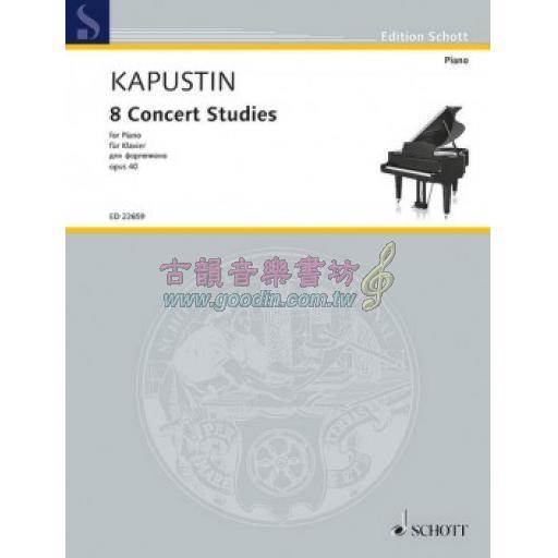 Kapustin 8 Concert Studies Op. 40 for Piano