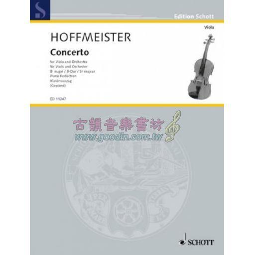 Hoffmeister Concerto B flat major for Viola and Orchestra