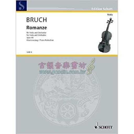 Bruch Romanze F Major Op. 85 for Viola and Orchestra