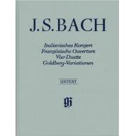 Bach Italian Concerto, French Ouverture, Four Duets, Goldberg Variations (精裝)