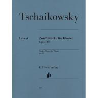 Tchaikovsky Twelve Piano Pieces op. 40