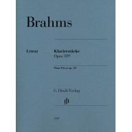 Brahms Piano Pieces op. 119