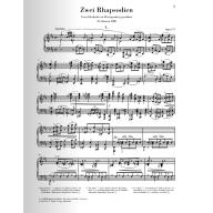 Brahms Two Rhapsodies op. 79
