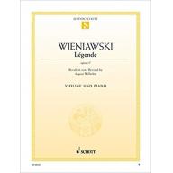 Wieniawski Légende OP.17 for VIOLIN and PIANO