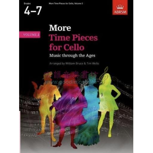 ABRSM  More Time Pieces for Cello Grades 4-7 Volume 2