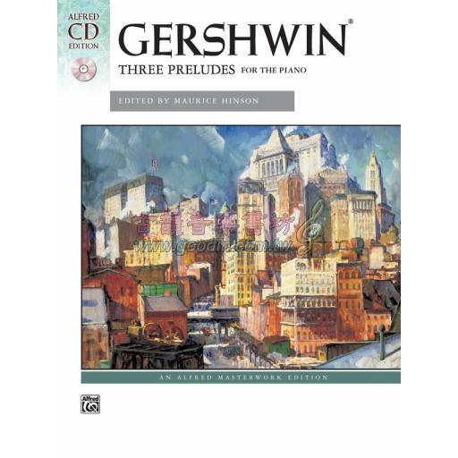 George Gershwin: Three Preludes (Piano Book & CD)
