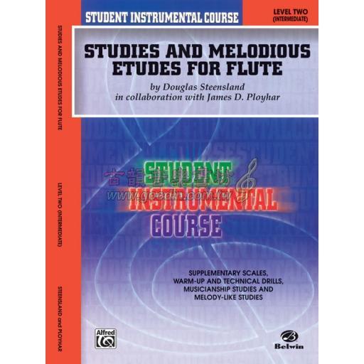 Student Instrumental Course: Studies and Melodious Etudes for Flute, Level II