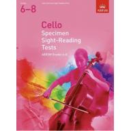 < 特價 > 英國皇家 ABRSM 大提琴視奏測驗範例 Specimen Sight-Reading Tests for Cello : Grades 6-8