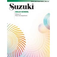 Suzuki Cello School, Vol.10【Part & Piano Accompaniment】