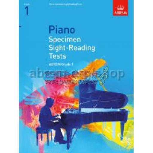 英國皇家 ABRSM 鋼琴視奏測驗範例 Piano Specimen Sight-Reading Tests, Grade 1