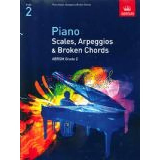 ABRSM 英國皇家 鋼琴音階 Piano Scales, Arpeggios & Broken Chords, Grade 2