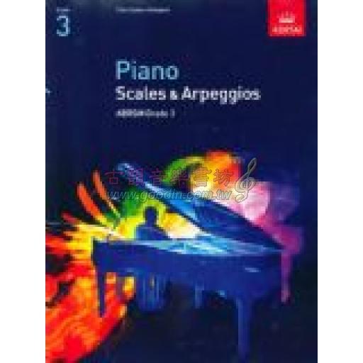 <特價>ABRSM 英國皇家 鋼琴音階 Piano Scales, Arpeggios & Broken Chords, Grade 3