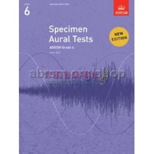 英國皇家 ABRSM 聽力測驗 Specimen Aural Tests, Grade 6
