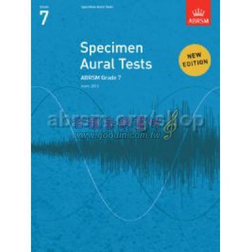 英國皇家 ABRSM 聽力測驗 Specimen Aural Tests, Grade 7