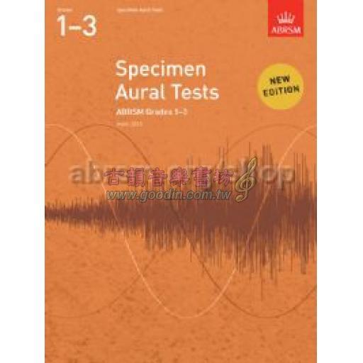 英國皇家 ABRSM 聽力測驗 Specimen Aural Tests, Grades 1–3