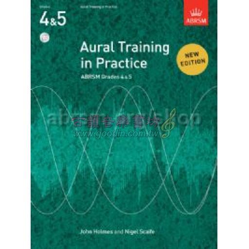 英國皇家 ABRSM 聽力測驗練習 Aural Training in Practice,Grades 4 & 5, with CD