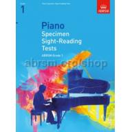英國皇家 ABRSM 鋼琴視奏測驗範例 Piano Specimen Sight-Reading Tests, Grade 1