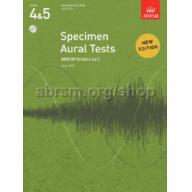 英國皇家 ABRSM 聽力測驗 Specimen Aural Tests, Grades 4 & 5 with 2 CDs
