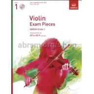 < 特價 >ABRSM 英國皇家 2016-2019 小提琴考試指定曲,Violin Exam Pieces 2016–2019,Grade 1, Score, Part & CD