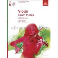 < 特價 >ABRSM 英國皇家 2016-2019 小提琴考試指定曲 Violin Exam Pieces 2016–2019,Grade 6, Score, Part & 2 CDs