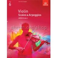 ABRSM 英國皇家 小提琴音階 Violin Scales & Arpeggios, Grade 6
