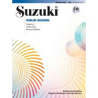 Suzuki Violin School, Vol.1 + CD【Asian Edition】
