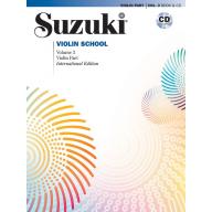 Suzuki Violin School, Vol.3【Violin Book & CD】【International Edition】