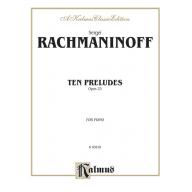 Rachmaninoff Ten Preludes, Opus 23