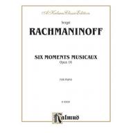 Rachmaninoff Six Moments Musicaux, Opus 16