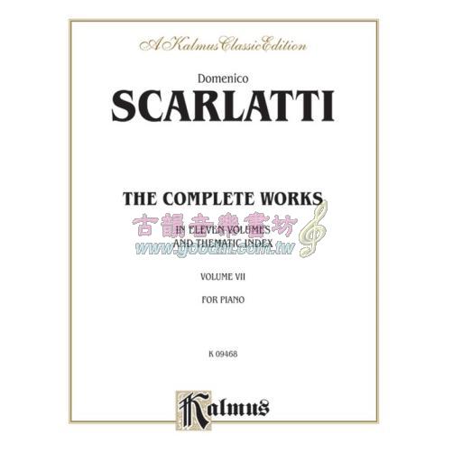 【特價】Scarlatti The Complete Works, Volume VII (In Eleven Volumes and Thematic Index)