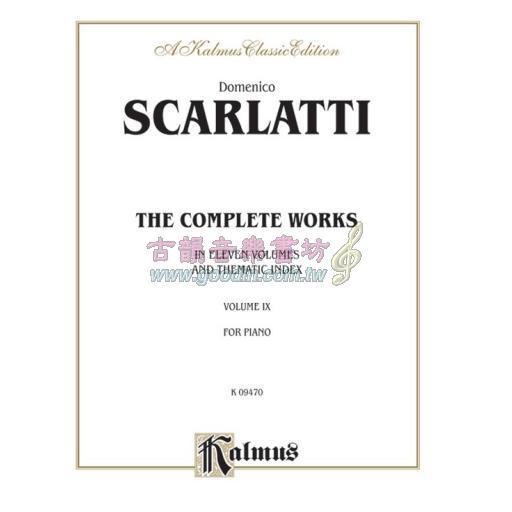 【特價】Scarlatti The Complete Works, Volume IX