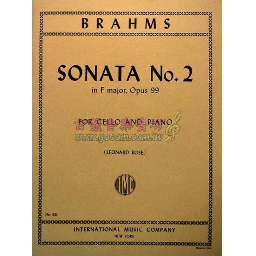 *Brahms Sonata No. 2 in F major Op.99 for Cello and Piano