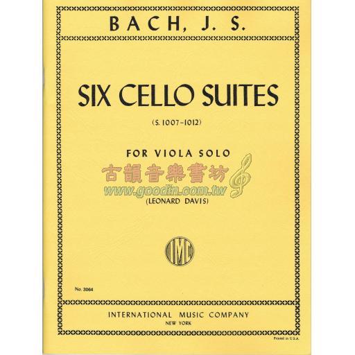 *Bach Six Cello Suites, S. 1007-1012 for Viola Solo