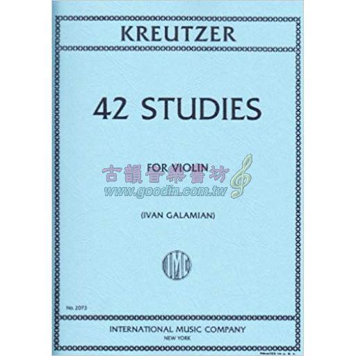 *Kreutzer 42 Studies for Violin Solo