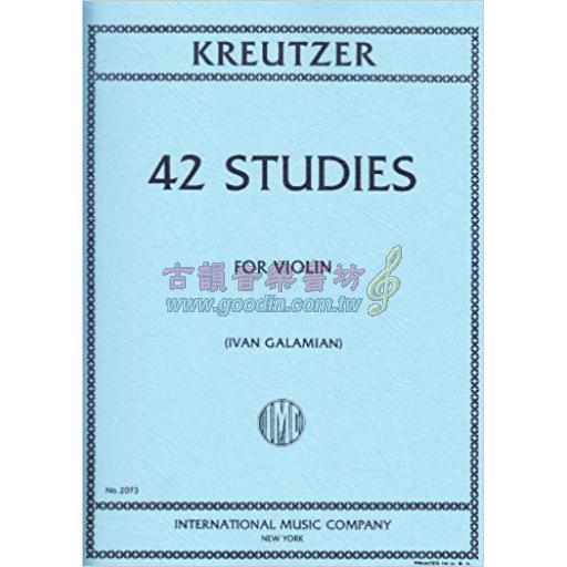 *Kreutzer 42 Studies for Violin Solo