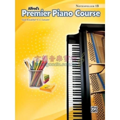 Premier Piano Course, Notespeller 1B