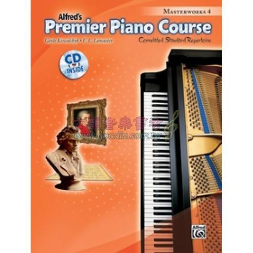 Premier Piano Course, Masterworks 4 +CD