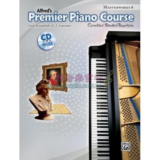 Premier Piano Course, Masterworks 6 +CD