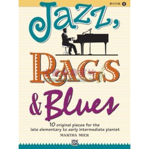【特價】Jazz, Rags & Blues, Book 1