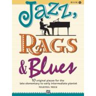 【特價】Jazz, Rags & Blues, Book 1