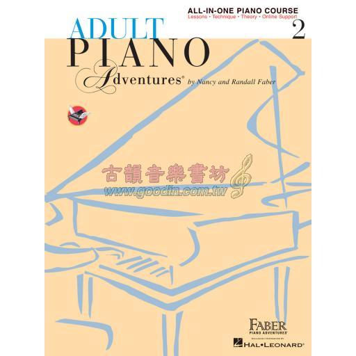 【Faber】Adult Piano Adventures – All-in-One Piano Course Book 2