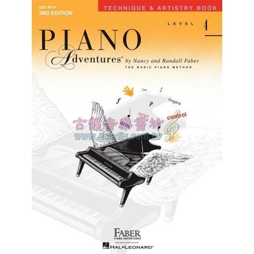 【Faber】Piano Adventure – Technique & Artistry Book – Level 4