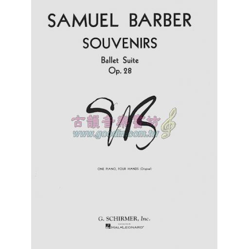 Barber Souvenirs Ballet Suite, Op. 28 for Piano Duet
