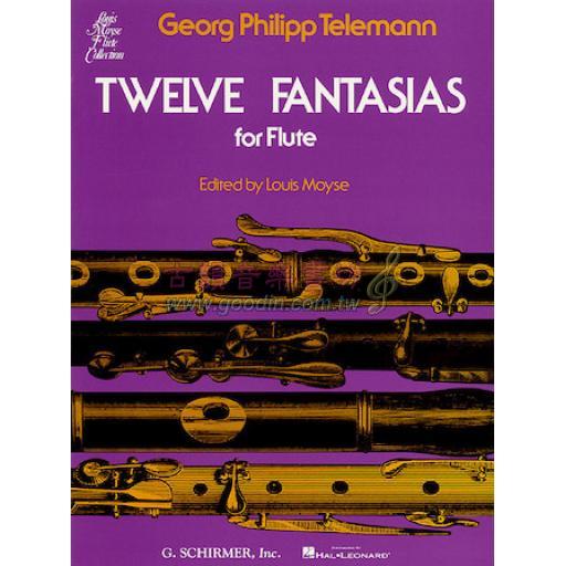 Telemann - Twelve Fantasias for Solo Flute