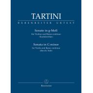 Tartini Sonata in G Minor for Violin and Basso continuo 